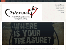 Tablet Screenshot of covenantumc.com